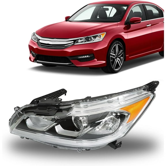 SEBLAFF Headlight Assembly Replacement for 2016-2017 Accord Left Headlamp Driver Side 33150-T2A-A81