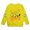 Yellow, variant on Krdevn Kids Everyday Is Halloween Skeleton Pumpkin Ghost Baseball Graphic Crewneck Sweatshirt Long Sleeve Casual Pullover Top for Halloween Holiday Wear Green,13-14 Years