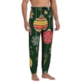thumbnail image 4 of Xecao Christmas Print Active Tech Joggers for Men, Mens Sweatpants Lounge Pants with Pockets-Small, 4 of 5
