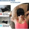 thumbnail image 4 of Headache relief cap Migraine cap, cold compress headache relief cap (pink), 4 of 5