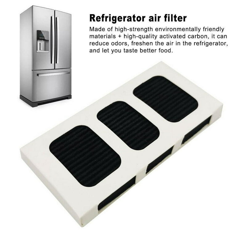 SEISSO Refrigerator Air Filter Replacement 3 Pack Carbon Activated Air Filter Compatible with Frigidaire PAULTRA Pure Air Ultra, EAFCBF