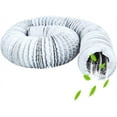 thumbnail image 1 of Advanced Air Ducting for HVAC Ventilation, Flexible Dryer Vent Hose, Heat Resistant and Fire Resistant, Suitable for Air Inlets/Outlets of Air Conditioners, Kitchens, Clothes, 1 of 5