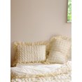 thumbnail image 4 of Nvzi Juego de sábanas, juego de sábanas y fundas de almohada, juego de cama individual, ropa de cama de hotel, decoración del hogar (amarillo), 4 of 5