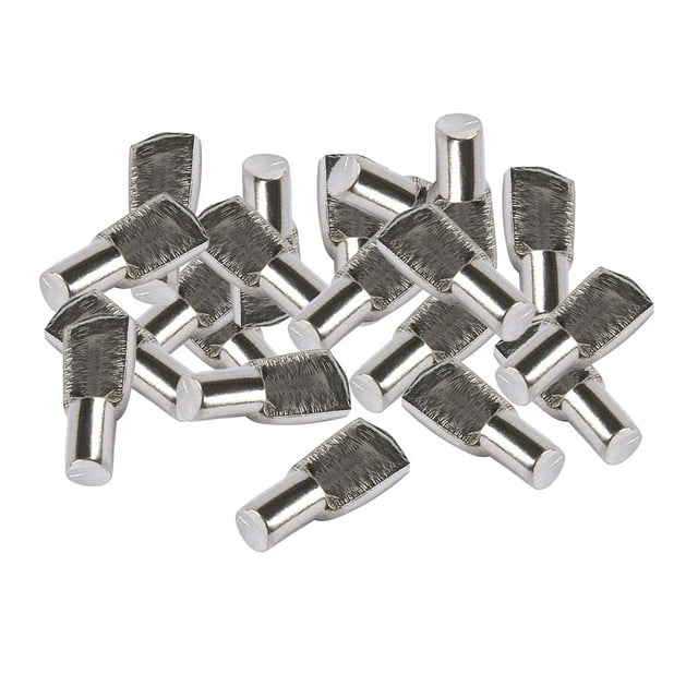 Lipstore 20 Pcs Équerres de Support d'Étagère Épingles de Support d'Étagère pour Étagères d'Armoire en Forme de L
