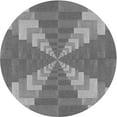thumbnail image 1 of Ahgly Company Machine Washable Indoor Round Transitional Ash Gray Area Rugs, 3' Round, 1 of 7