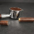 thumbnail image 7 of KGJQ Espresso Coffee Stirrer, Professional Espresso Stirring Distribution Tool Coffee Powder Hand Tamper Distributor, Stainless Steel Needle, Natural Wood Handle and Stand, 7 of 7