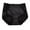 Black1, variant on yillto Womens Lace Panties Full Coverage High Waist Briefs Lightweight Breathable Comfy Underpants