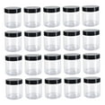 thumbnail image 2 of Tarro para mascotas con tapa redonda apilable, reutilizable, ligero, transparente, latas de cocina para 20 piezas 300ml, 2 of 9