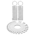thumbnail image 4 of DRAFIDEEP 3Pcs Steel Thickness Measuring Tool Welding Gauge Certified For Experienced Welders, 4 of 8