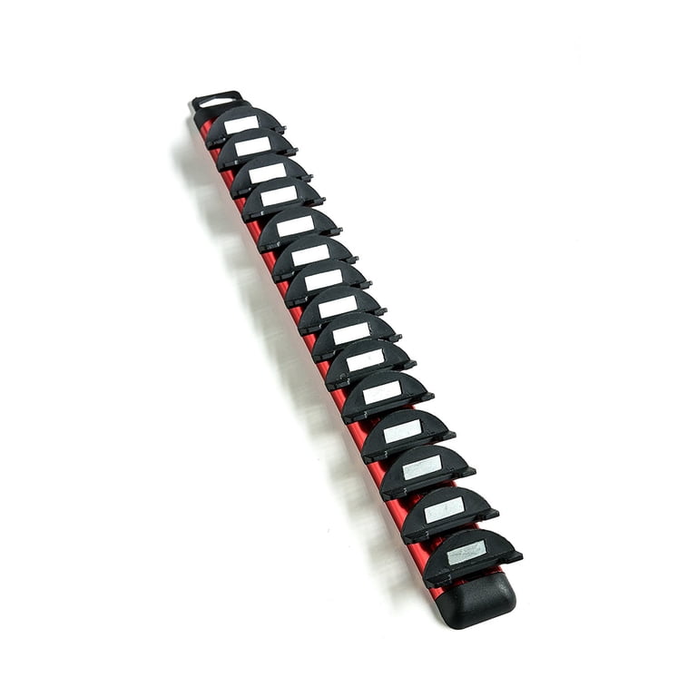 EZ Red WR1500 Magnetic Wrench Holder/Organizer (15 Piece), Red