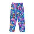thumbnail image 5 of Balery Colorful Mushrooms print Women's Pajama Pants,Ultra Lightweight Pjs,Lounge Pant-Small, 5 of 9