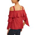 thumbnail image 2 of Women's Off The Shoulder Ruffle Top, 2 of 3