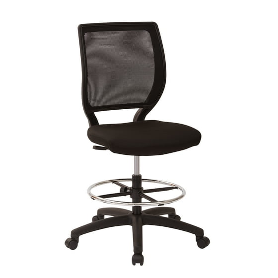 Office Star Deluxe Woven Mesh Back Armless Drafting Chair Icon Office Star Deluxe Woven Mesh Back Armless Drafting Chair Icon Black Fabric Seat With Adjule