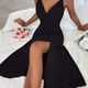 thumbnail image 5 of Vestidos con tirantes para mujer Vestido sin espalda con lazo en la parte delantera Vestido hueco con tirantes Vestido lencero, 5 of 6