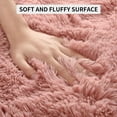 thumbnail image 4 of Lochas Soft Plush Fluffy Rugs Modern Indoor Shaggy Area Rug for Bedroom Living Room Home Decor Floor Carpet,8'x10',Blush Pink, 4 of 6