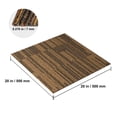 thumbnail image 3 of KFFKFF Carpet Squares, 20"x 20" with Attached Cushioning, Comfortable Padded Carpet Tiles, Simple Self-Installation for Bedrooms and Living Rooms (12 Tiles, Varied Brown), 3 of 9