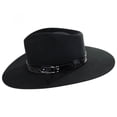 thumbnail image 3 of John Wayne McNally Wool Felt Western Hat - M - Black, 3 of 4