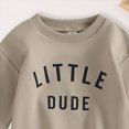 thumbnail image 4 of UAYOTSE Boys Long Sleeve Sweatshirt and Trousers Set Comfortable Soft Warm Fashionable Casual Outfit Size 12-18 Months, 4 of 5