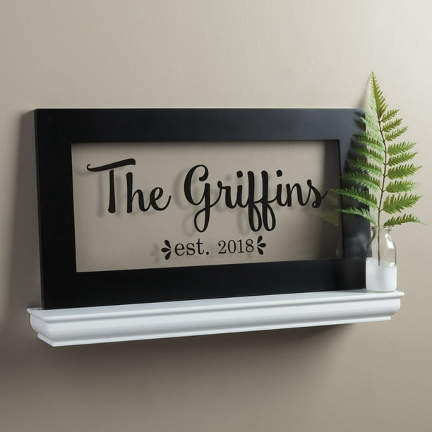 Personalized Framed Wall Art Family Name
