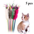 thumbnail image 1 of 5 Pcs Jouet Interactif pour Chat avec Fausse Plume, 1 of 7