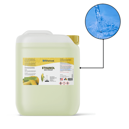 DIYChemicals 200 Proof Ethanol (EtOH) - Denatured - 5 Gallons, CDA-12A (denat with N-heptane)