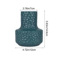 thumbnail image 3 of Plastic Vase Flower Arrangement Container Imitation Rattan Woven Decorative Vase Versatile Stylish Geometric Design Party Decor for Home Office Balcony Hotel Fresh Flower Display Easy Maintain, 3 of 6