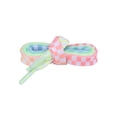 thumbnail image 2 of INSPIRE CHIC Two Color Checkered Flat Shoelaces Plaid Shoe Laces for Sneaker 1 Pair Colorful Gradient 160cm/63", 2 of 4