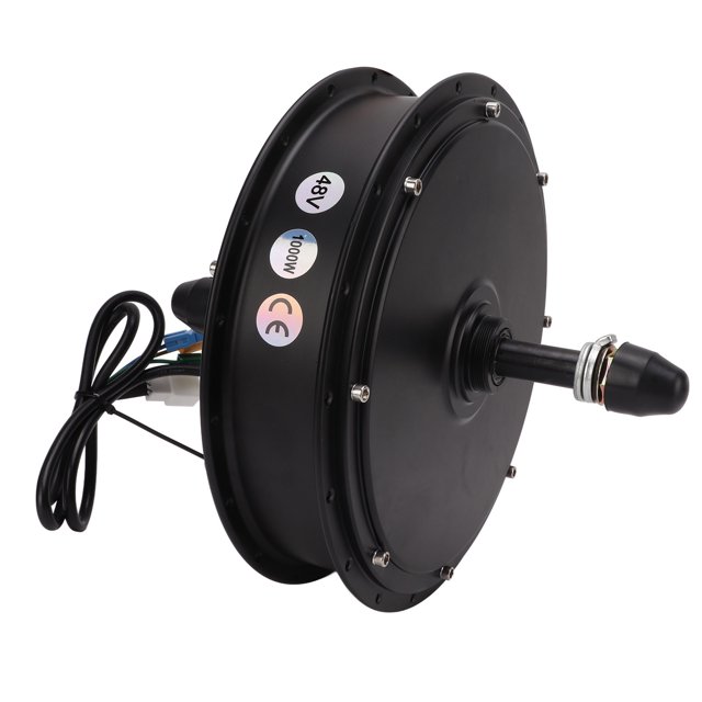 EOTVIA Electric Bicycle Motor,48V 1000W Rear Hub Motor,48V 1000W Rear Wheel Hub Motor Electric Bicycle Brushless Gearless Hub Motor For Snowmobile Electric Scooter