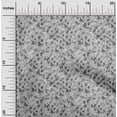 thumbnail image 2 of oneOone Polyester Spandex Gray Fabric Floral Quilting Supplies Print Sewing Fabric By The Yard 56 Inch Wide, 2 of 4