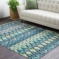 thumbnail image 2 of Surya Rafetus Lime Teal Area Rug, 2 of 3
