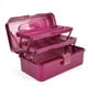 thumbnail image 1 of Caja de Almacenamiento de Herramientas para Manualidades y Color Rosa Brillante, Caja de Herramientas de Transporte Apilable de 3 , Caja de Costura, Organizador para Arte, 1 of 5