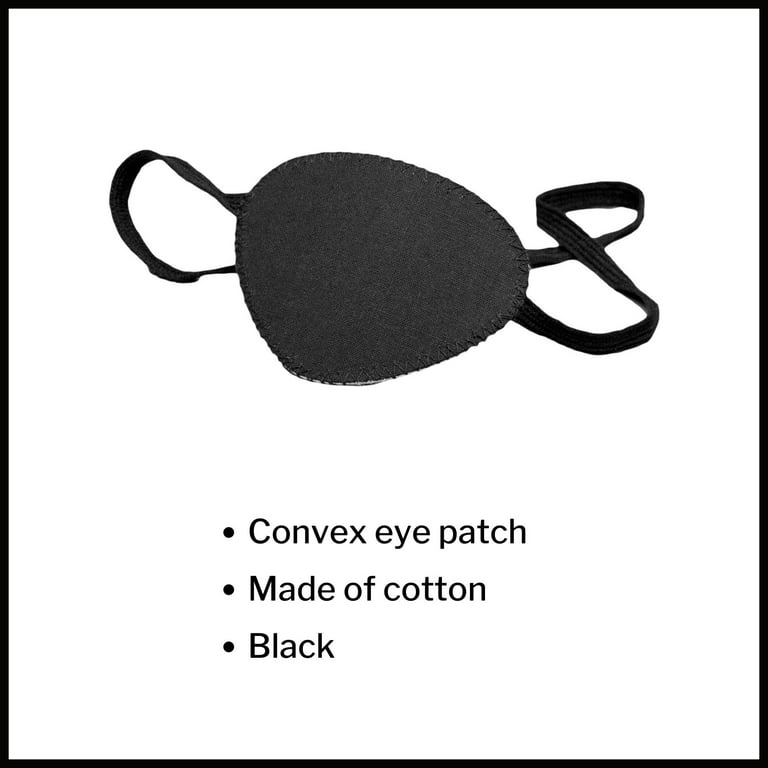 McKesson Black Disposable Eye Patches, One Size Fits Most, 2.25