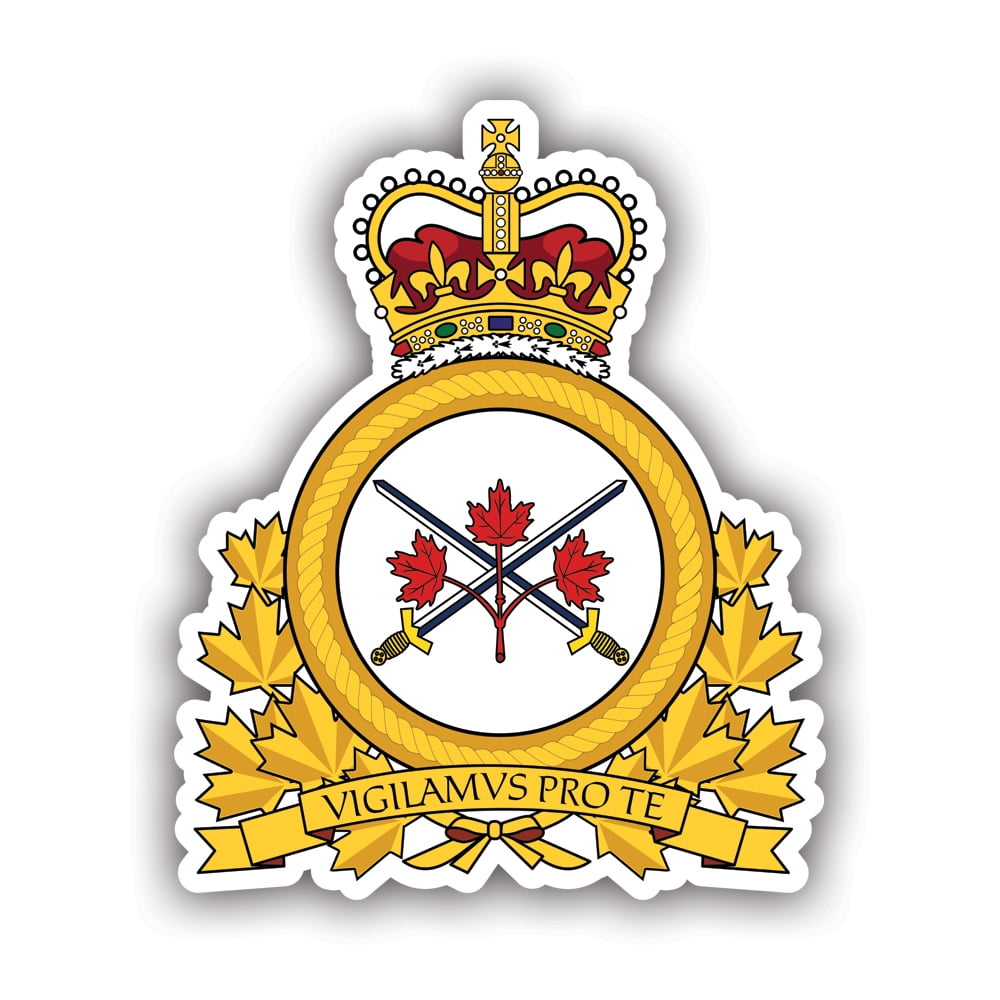 Badge of the Canadian Army Sticker Decal - Self Adhesive Vinyl ...