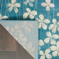 thumbnail image 5 of Nourison Tranquil Floral Turquoise 6' x 9' Area Rug, (6x9), 5 of 8