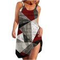 thumbnail image 2 of OKBOP Heart Print Dress-Jacket Dress Summer Printed Sleeveless Scoop Neck Sexy Sundress Casual Swing Beach Dresses Summer Womens Dresses Clearance, 2 of 4