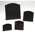 thumbnail image 5 of HUBERT® Write-On Wipe-Off Sign Black Metal Capstone Design - 3 7/8"L x 1 3/4"W x 4"H, 5 of 5