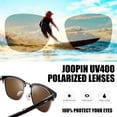thumbnail image 3 of Gafas de Sol Plegables Polarizadas UV400 Marrones Joopin Club Masters, 3 of 6