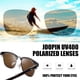 thumbnail image 3 of Gafas de Sol Plegables Polarizadas UV400 Marrones Joopin Club Masters, 3 of 6