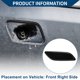 thumbnail image 3 of Tapa de boquilla de lavaparabrisas del lado derecho delantero de Unique Bargains para Honda Civic FB2 FB3 2012-2013, cubierta de recorte de parachoques, fuerte y duradera, 1 pieza negra, 3 of 7