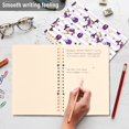 thumbnail image 4 of FORMRS 1-Subject Spiral Notebook 8" x 5" College Ruled 60 Refillable Sheet A5 Hard Cover, Purple Halloween Gooses, 4 of 7