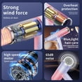 thumbnail image 6 of Inerposs High-Power Hair Dryer, Low Radiation Ionic Blow Dryer with Intelligent Temperature Control and Portable Salon Blowing Comb, 6 of 7