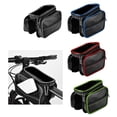thumbnail image 2 of SIEYIO Bike Front Frame Bag Large Capacity Mountain Bicycles Front Top Tube Pannier Pouch Bike Phone Mount Holder Handlebar Bag, 2 of 14