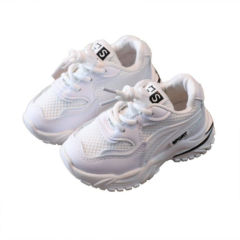 Herrnalise Spring Autumn Children Baby Girls Boys Letter Mesh Running Sport Sneaker Shoes Deals