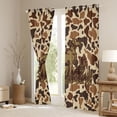 thumbnail image 3 of Feelyou Farm Dog Blackout Curtains Set of 2 (52x84 Each), Camo Abstract Window Curtains, 3 of 6