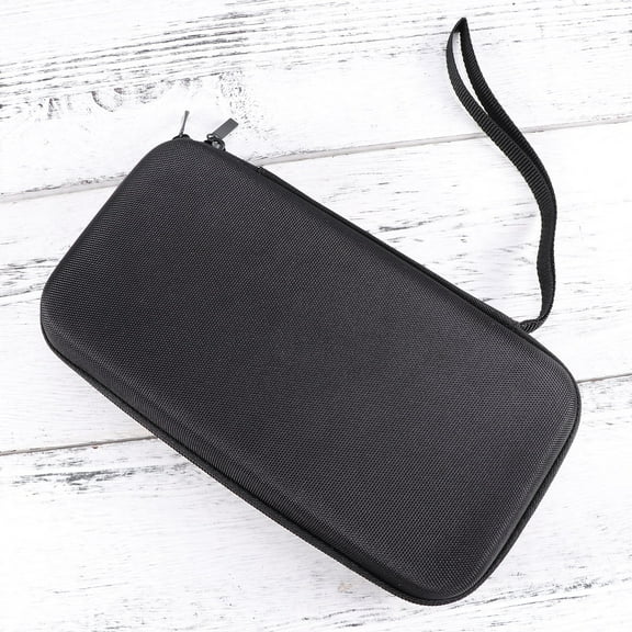 RENACLIPY Shockproof Graphing Calculator Case with Hand Strap, Storage Bag for 84 Plus and Similar Models, Black