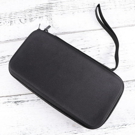RENACLIPY Shockproof Protective Case with Hand Strap and Storage Bag for and Compatible Graphing Calculators Black