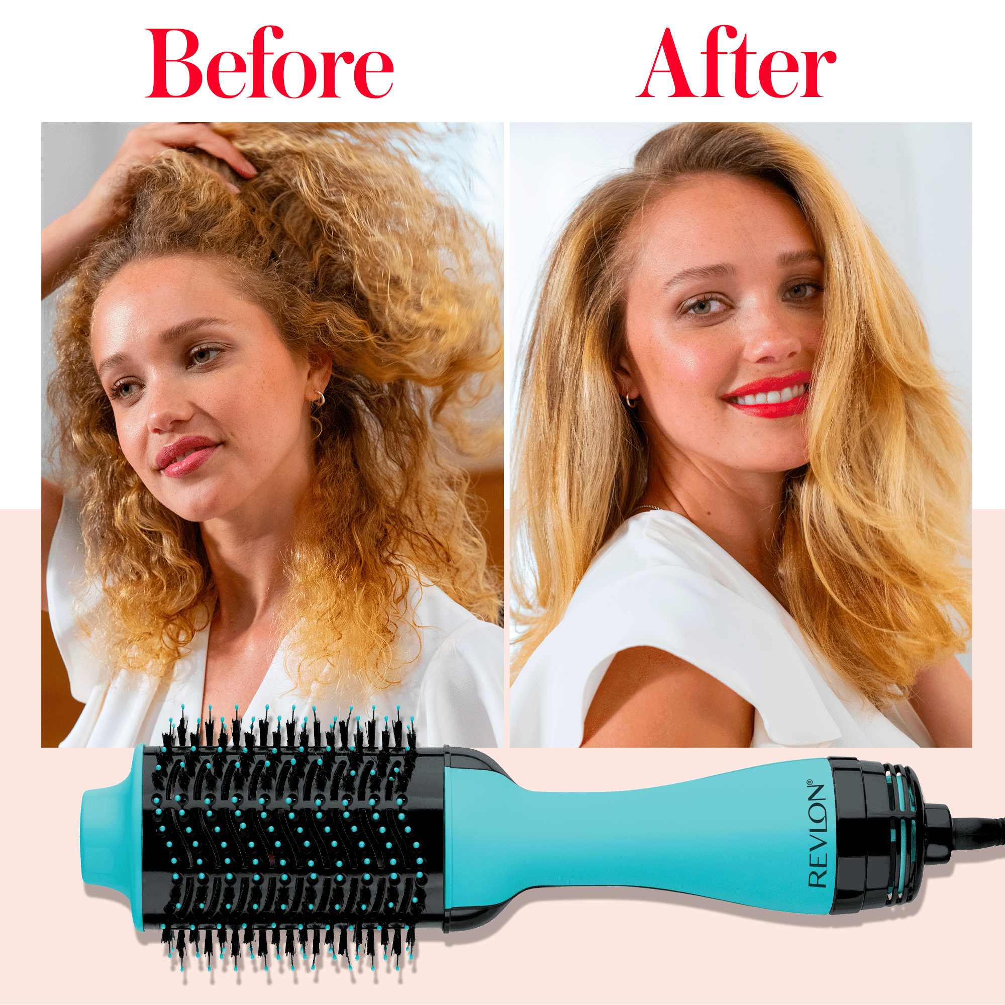 Revlon One-Step Ceramic Hair Dryer & Volumizer Hot Air Brush, Mint