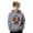 Swt 40# Grey, variant on WAYUTE Girls Sweatshirts Cow Print Cute Hooded Sweatshirt for Boys Soft Pullover Kids Casual Hoodie with Pocket