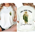thumbnail image 3 of San Judas Tadeo Siempre a Mi Lado T-Shirt – Spanish Christian Shirt, Jesus Always By My Side, Unisex 2-Sided Religious Tee, Cotton Faith Apparel, 3 of 7