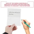 thumbnail image 3 of BEADCEST 5Pcs Valentine's Day Greeting Cards Assorted Color Paper Romantic Friends Special Days, 3 of 7